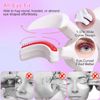 2pcs Electric Eyelash Curler  Adjustable Temperature USB Rechargeable Travel