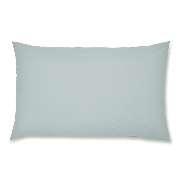 Catherine Lansfield Easy Iron Percale Standard Pillowcase Pair Duck Egg Blue