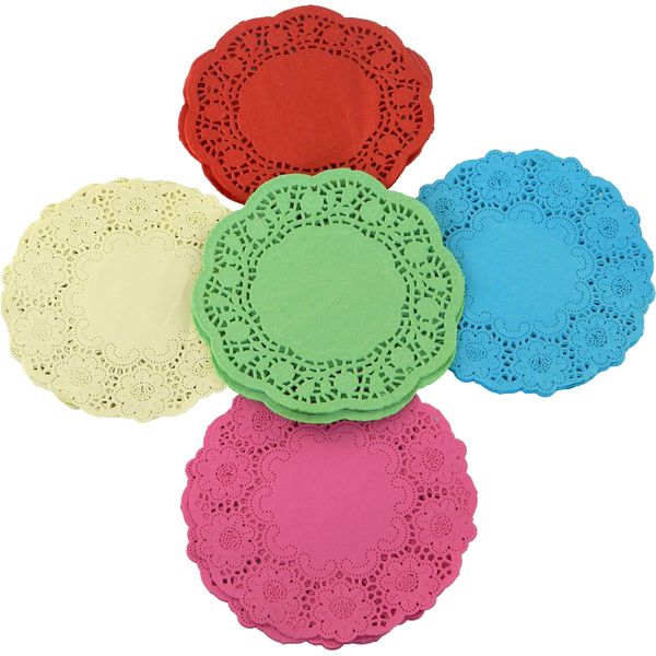 Assorted Colours Paper Doileys
