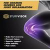 Stuffvisor Unisex Knee Compression Sleeve Relieves Pain & Swelling