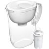 Large Water Filter Pitcher for Tap and Drinking Water, Includes 1 Standard Fi...