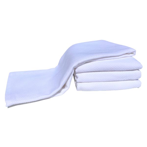 Williams-Sonoma All Purpose Pantry Towels, Kitchen Towels, Set of 4, White, 100% Cotton