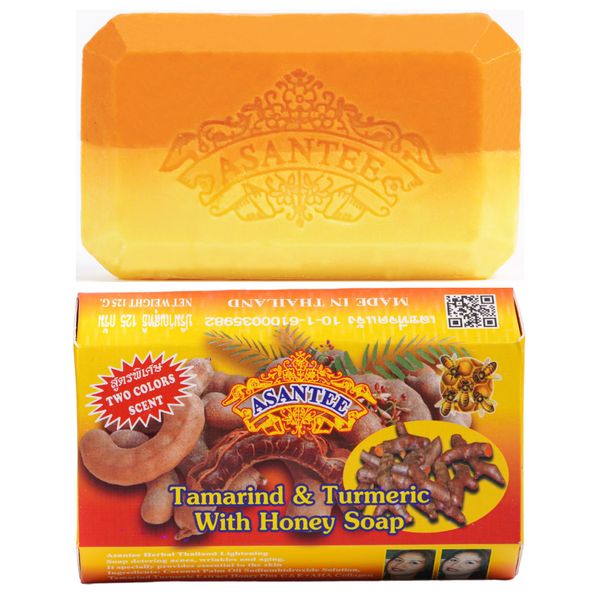 ASANTEE Tamarind and Turmeric Soap Pack of 6