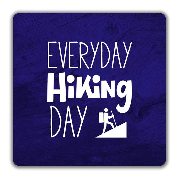 Shopagift Everyday Hiking Day 2 Pack Coasters - 9cm x 9cm