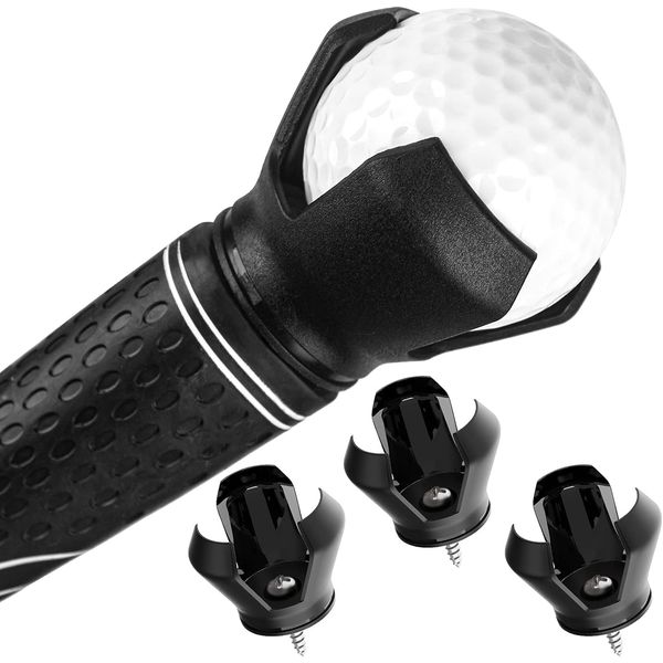 HH-GOLF 3-Zinken-Golfball-Retriever-Greifer, Saugnapf, Ballpicker, oberes Werkzeug für Putter, einfache Installation