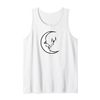 Weed Moon Cannabis Smoking Tank Top
