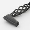 GlideRite Hardware 3011-MB-1 Birdcage Cabinet Pull, CC 3.75", Matte Black Finish (10)
