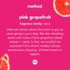 Method Gel Hand Soap, Refill, Pink Grapefruit, 34 Ounce, 1 pack