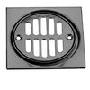 Shower Strainer Set Square with Crown - Oil Rubbed Bronze