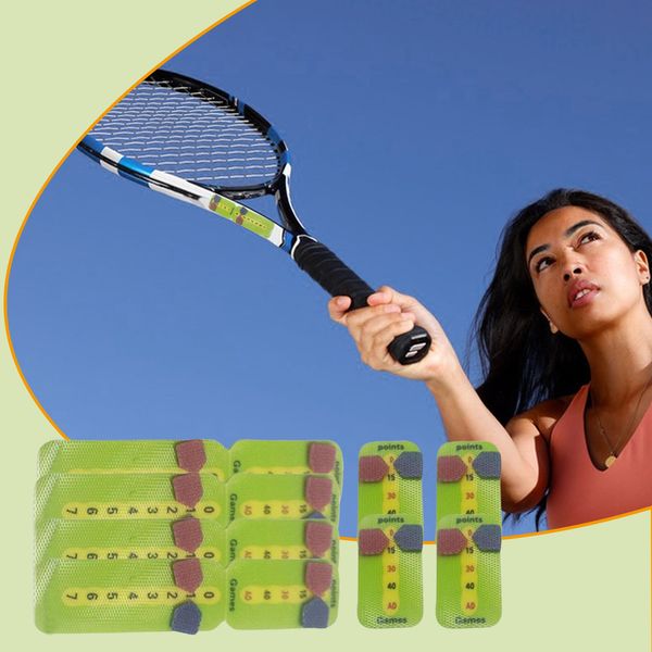 Portable Tennis Score Keeper Tennis Scoring Cards Tennis Match Scoreboard modern