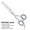 Wishbeauty 6.5" Professional Hairdressing Scissors Barber Shears Silver Set of 2 Left Handed