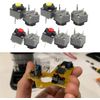 5 Pcs Mute Button 6x6x7.3mm Square Switch Silent Button Micro Switch 10 Million Mouse Micro Industrial, Pushbutton Switches Controls and Indicators