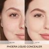 PHOERA Liquid Concealer - Natural Coverage, Lightweight Foundation for Women (Buff Beige+Custard)