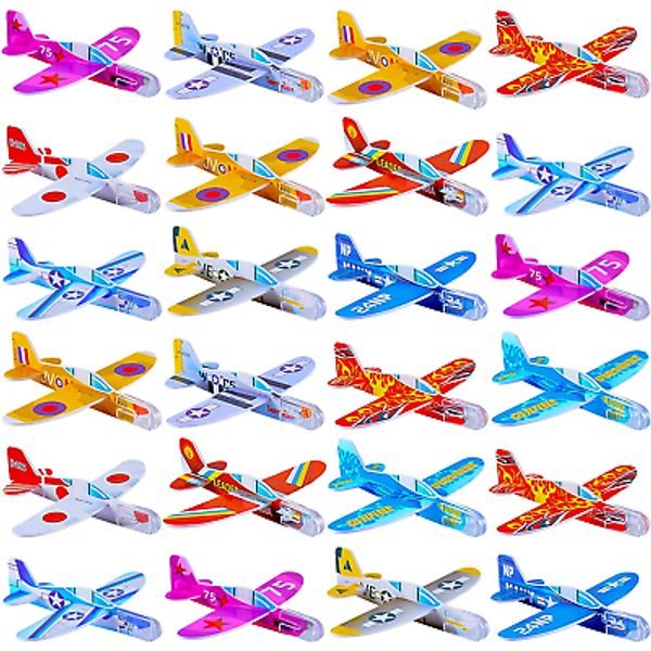 60 PCS Glider Planes Bulk Airplane Gliders Toy for Kids Paper Airplane Toys Set