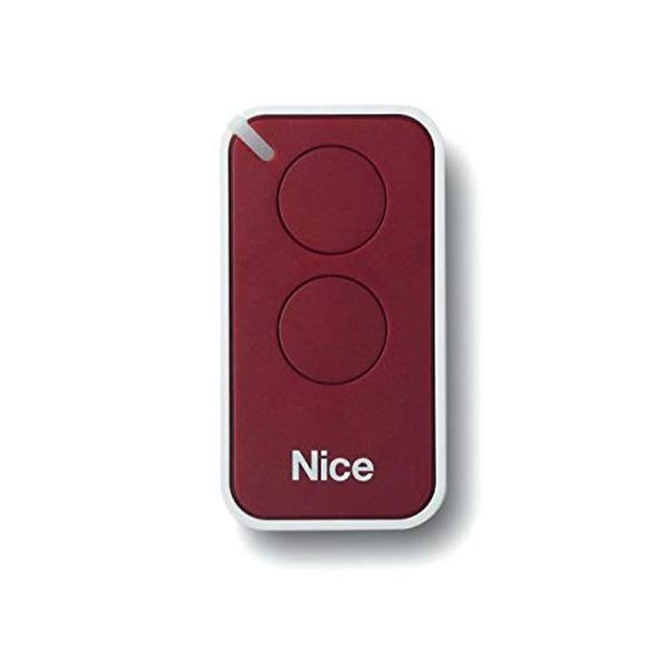 Nice INTI 2R Remote Control 433.920 MHz Red