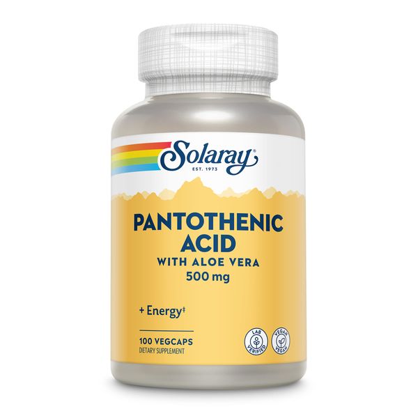 Solaray Pantothenic Acid 500mg -100 Caps