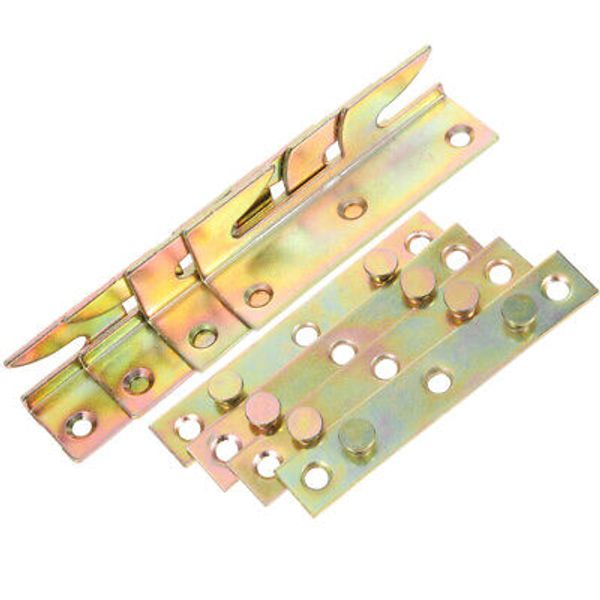 8 Pcs Headboard Hinges Bed Frame Brackets Heavy Duty Replacement Parts Toddler