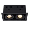 Lucide Chimney - Recessed Spotlight - GU10 - Black