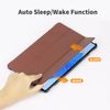 Yingphia Case for LG 10 (13th Gen, 2023 Release)，Adjustable Angle PU Material Protective Case，Triangular Bracket with Automatic Wake-up/Sleep (Brown)