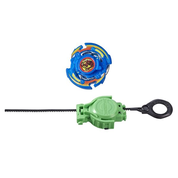 Beyblade Burst Rise Slingshock Crystal Dranzer F Starter Pack - Right-Spin Battling Top Toy and Right/Left-Spin Launcher, Ages 8 and Up