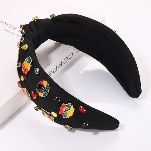 African Headbands for Black Women Juneteenth Headbands Africa Women Map Heart Headband Afro Queen Knotted Headbands The Black History Month Headband African Hair Accessories Outfits Gifts (Black A)