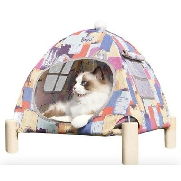 Dog/Cat Tent Bed,Pet Teepee House,Cat Hammock Bed