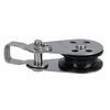 Pulley Block with Removable Pin and Bracket 26mm Diameter Stainless Steel 2pc