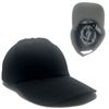 Satin Lined Baseball Cap - Reduce Hairloss (High Crown, Black)
