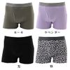 KEEP GUARD Men's Boxer Shorts, Urinary Incontinence Design, Nano Fine Processing (Black, L)