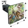 GRAPHICS & MORE Sloth Family Selfie Tow Trailer Hitch Cover Plug Insert