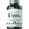 Vitamin E 1000IU 120 Softgels d-Alpha Tocopherols & Mixed Tocopherols Non GMO