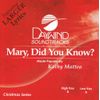 Mary Did You Know? [Accompaniment/Performance Track]