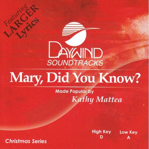 Mary Did You Know? [Accompaniment/Performance Track]