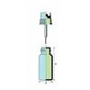 mini bristol bottle 4ml tan