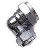 22mm x 15mm Compression Chrome Plated Reducing Elbow