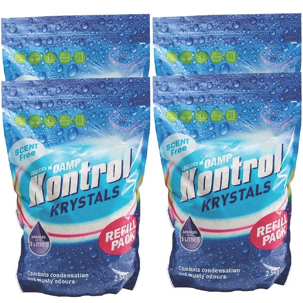 Kontrol Refill Moisture Trap Damp Absorber Crystals Huge Pack Krystals