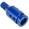 Shift Knob Adapter, Adapter for Non Threaded, Universal Car Shift Knob Adapter for Non Threaded Shifters M12 x1.25(Blue)