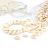 100 Pcs Natural Spiral Oval Seashells: Beach Sea Shells for Crafts)