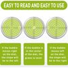 Golf Green Reader Pro Putt Golf Ball Marker round Bubble Level High Precision  