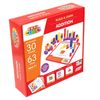 Junior Learning: Mathcubes - Addition - 30 Activity Set, Build & Learn, Blocks & Boards Hands On Math, Developmental & Education Set, Kids Ages 4+