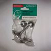 3/4" Satin Nickel Curtain End Bracket - Pair