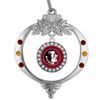 Round Cdrytal Christmas Ornament