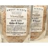 Vanilla Scented Bath Salts - Body Soak - Relaxation