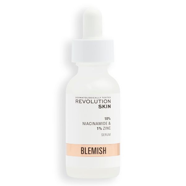 Revolution Skincare London, 10% Niacinamide + 1% Zinc Serum, Tackles Blemishes, Minimises Pore Appearance, Face Serum, 30 ml