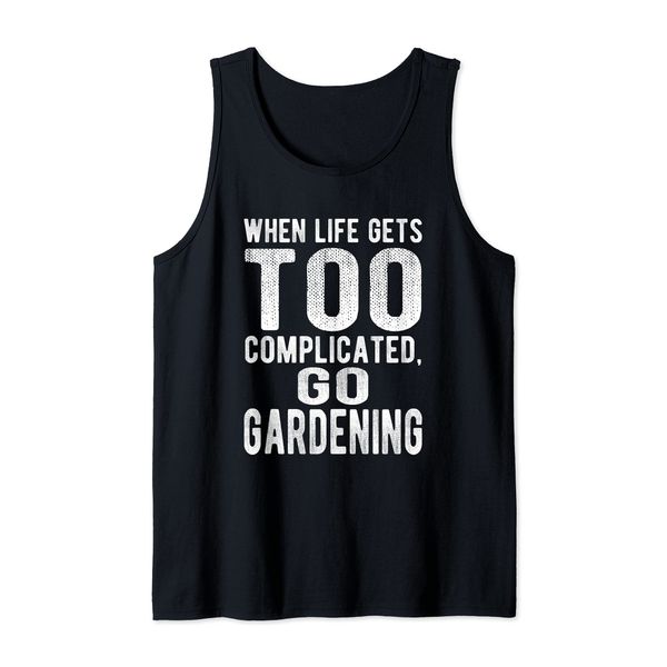 Unique Funny Gardening Themed Tank Top