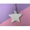 Personalised Ceramic Star Decoration - Born in Lockdown 2020 2021 Rainbow DD2307