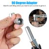90 Degree Coupler Needle Nozzle Grease Injection Needle w/ Cap for Zerk Fitting