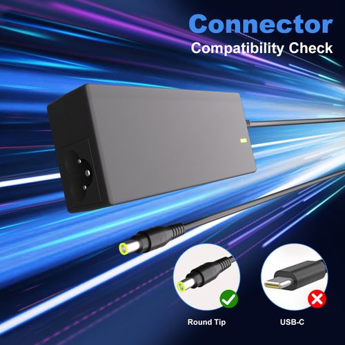 VillaCool 24V 2.5A AC/DC Power Supply Adapter Transformers Cord Compatible for JBL, Vizio, Polk Soundbar, LED Strips, CCTV Cameras, Electronic Cutting Tools and Printers Power Cord