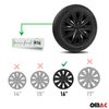 16" Wheel Covers Hubcaps 4Pcs for Subaru Forester Black