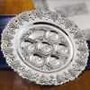 Kosherbyte Antique Silver Plated Seder Plate